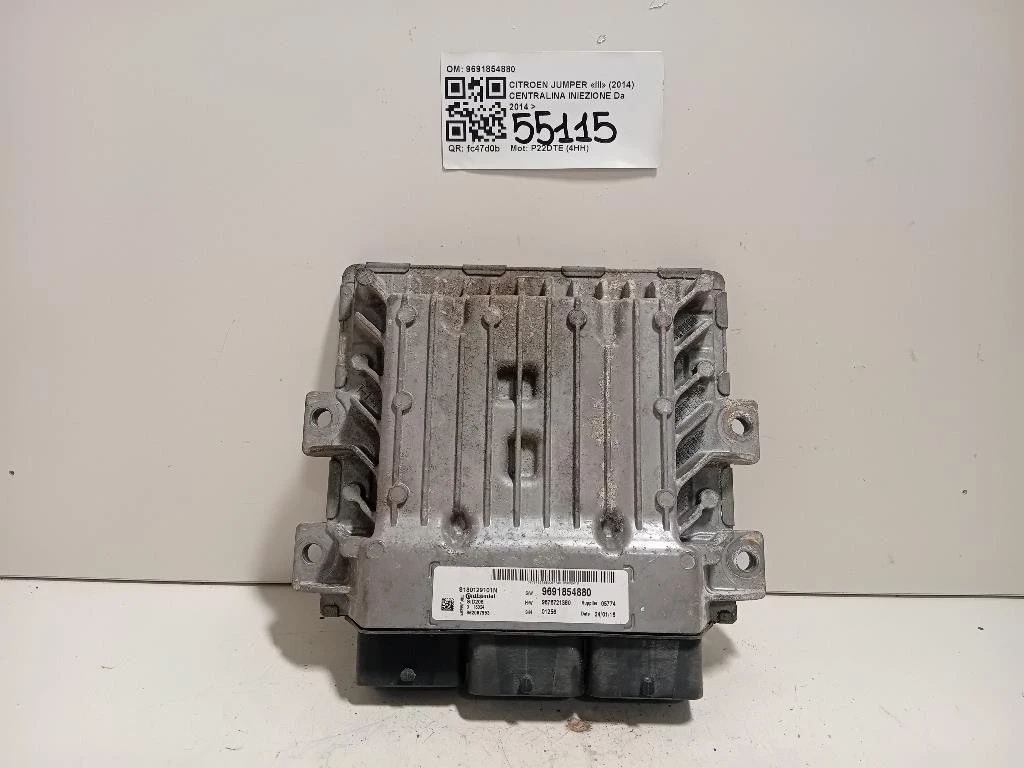 Centralina Iniezione 9691854880 Citroen Jumper III 2014