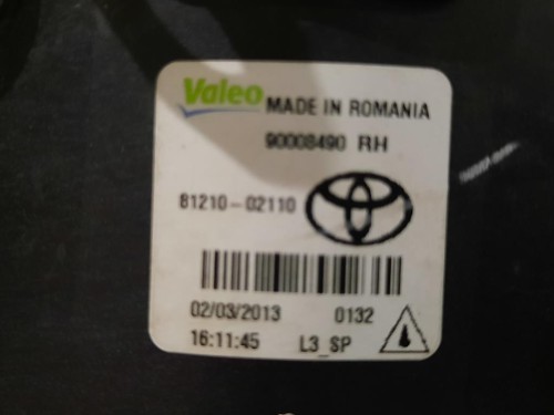 Fendinebbia ANT DX 90008490 Toyota Yaris IV 2012