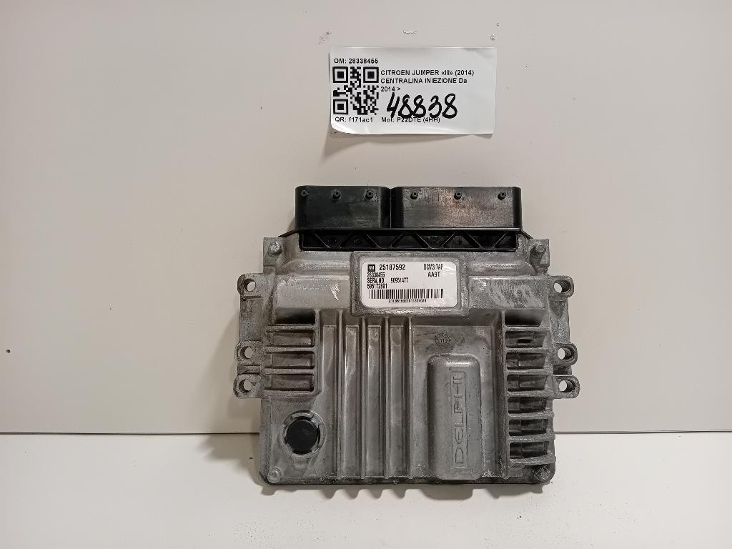 Centralina Iniezione 28338455 Citroen Jumper III 2014