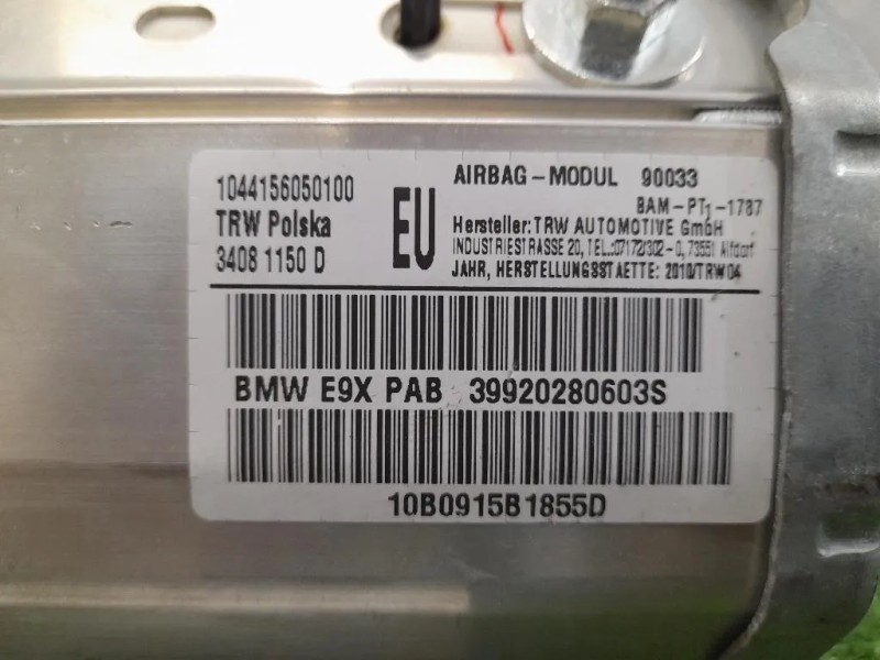 Air-bag Passeggero 39920280603S Bmw Serie 3 E90 Berlina 2005