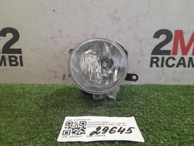 Fendinebbia ANT DX 81220-02110 Toyota Yaris IV 2012