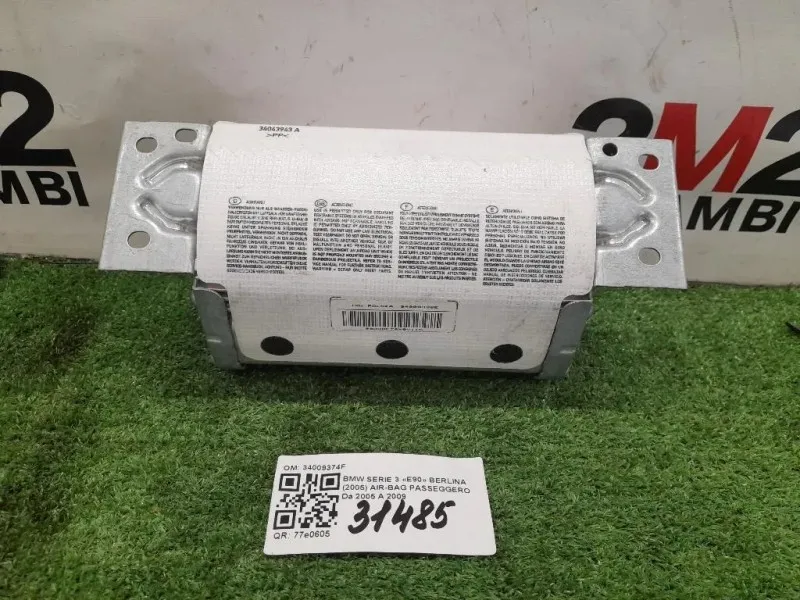 Air-bag Passeggero 34009374F Bmw Serie 3 E90 Berlina 2005
