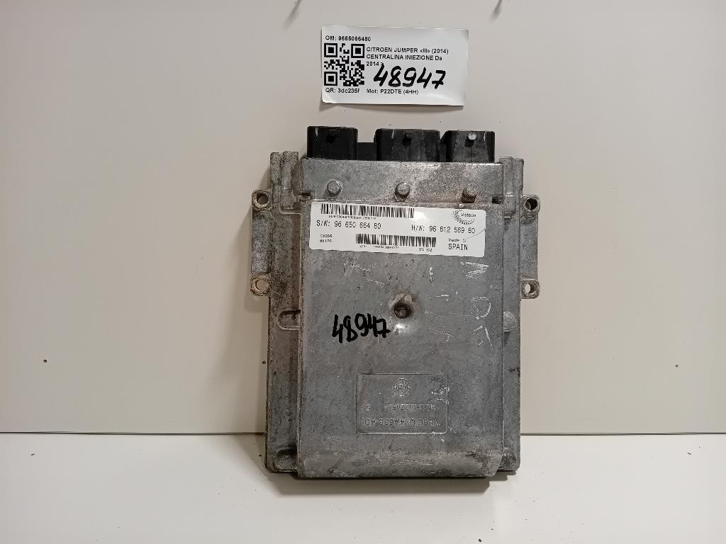 Centralina Iniezione 9665066480 Citroen Jumper III 2014