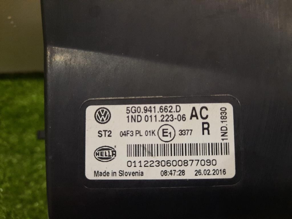 Fendinebbia ANT DX 5G0941662D Volkswagen GOLF VII 2013