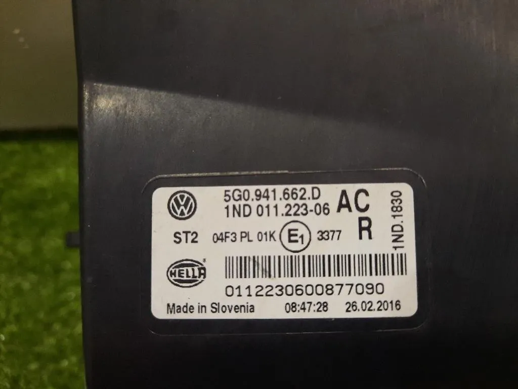 Fendinebbia ANT DX 5G0941662D Volkswagen GOLF VII 2013