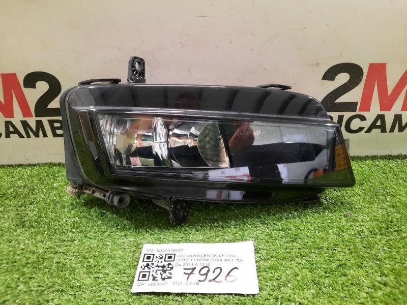 Fendinebbia ANT DX 5G0941662D Volkswagen GOLF VII 2013