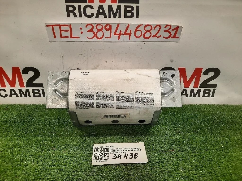 Air-bag Passeggero 399138247051 Bmw Serie 3 E90 Berlina 2005