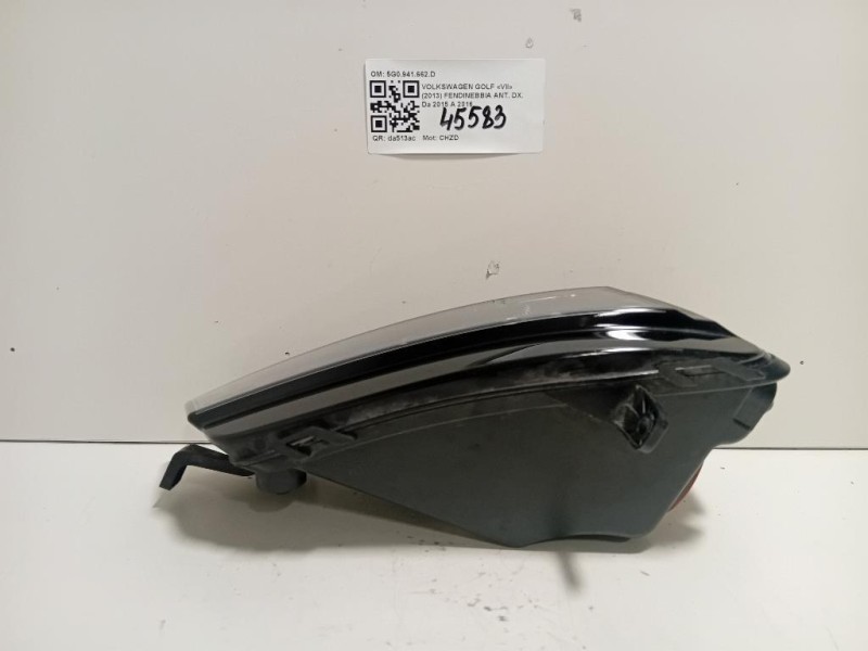 Fendinebbia ANT DX 5G0941662D 5G0941662D Volkswagen GOLF VII 2013