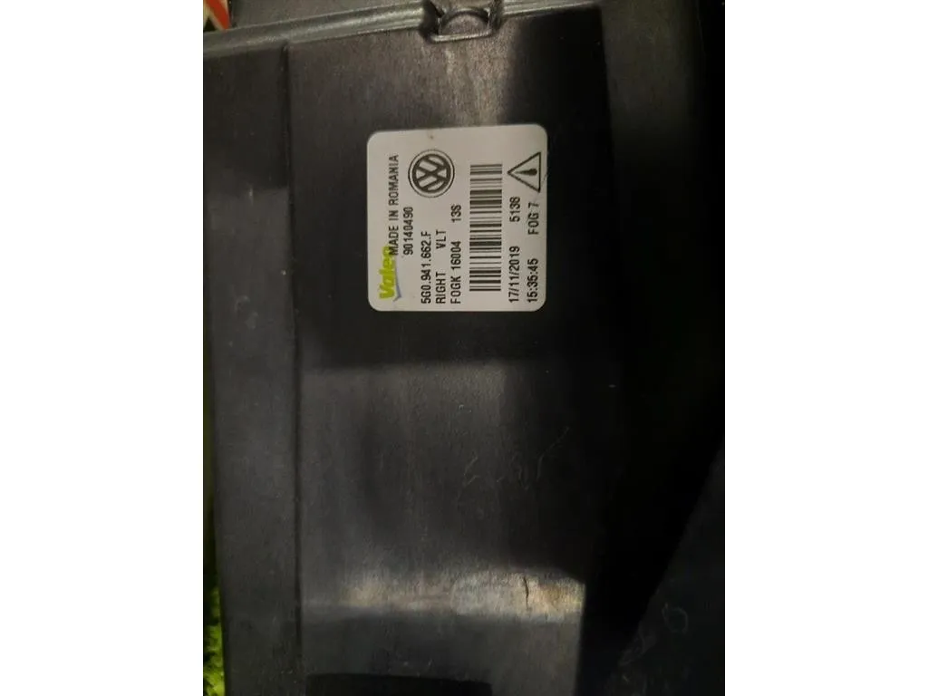 Fendinebbia ANT DX 5G0941662F Volkswagen GOLF VII 2017