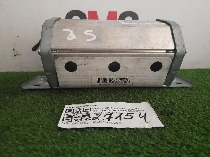 Air-bag Passeggero 399138247051 Bmw Serie 3 E92 Coupe 2007