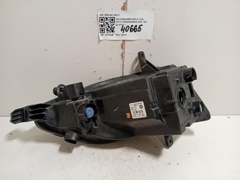 Fendinebbia ANT DX 5G0941662 5G0 941 662 F Volkswagen GOLF VII 2017