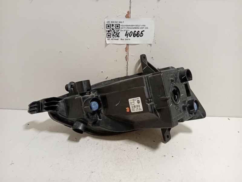 Fendinebbia ANT DX 5G0941662 5G0 941 662 F Volkswagen GOLF VII 2017