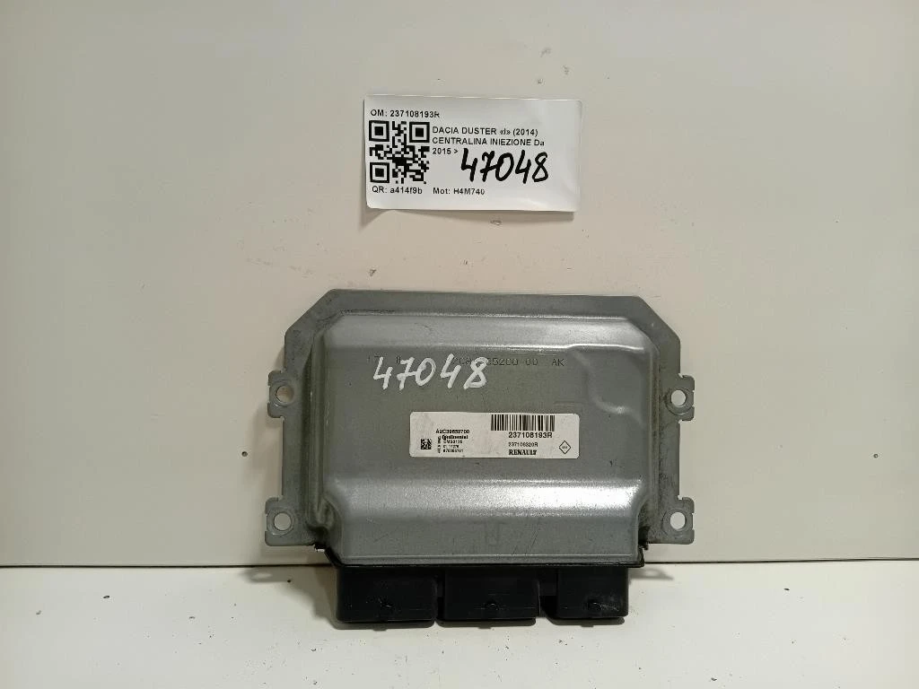 Centralina Iniezione 237108193R Dacia Duster I 2014