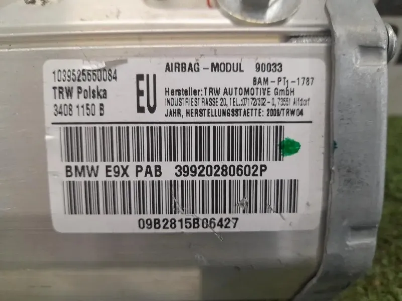 Air-bag Passeggero 39920280602P Bmw Serie 3 E92 Coupe 2007