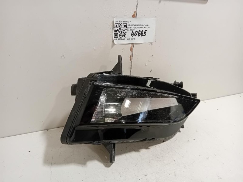 Fendinebbia ANT DX 5G0941662 5G0 941 662 F Volkswagen GOLF VII 2017