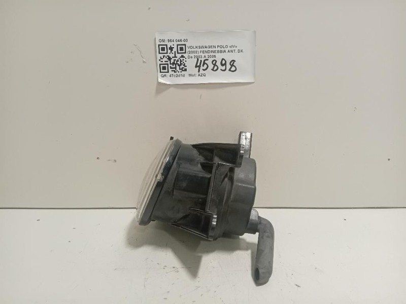 Fendinebbia ANT DX 964 046-00 Volkswagen POLO IV 2002