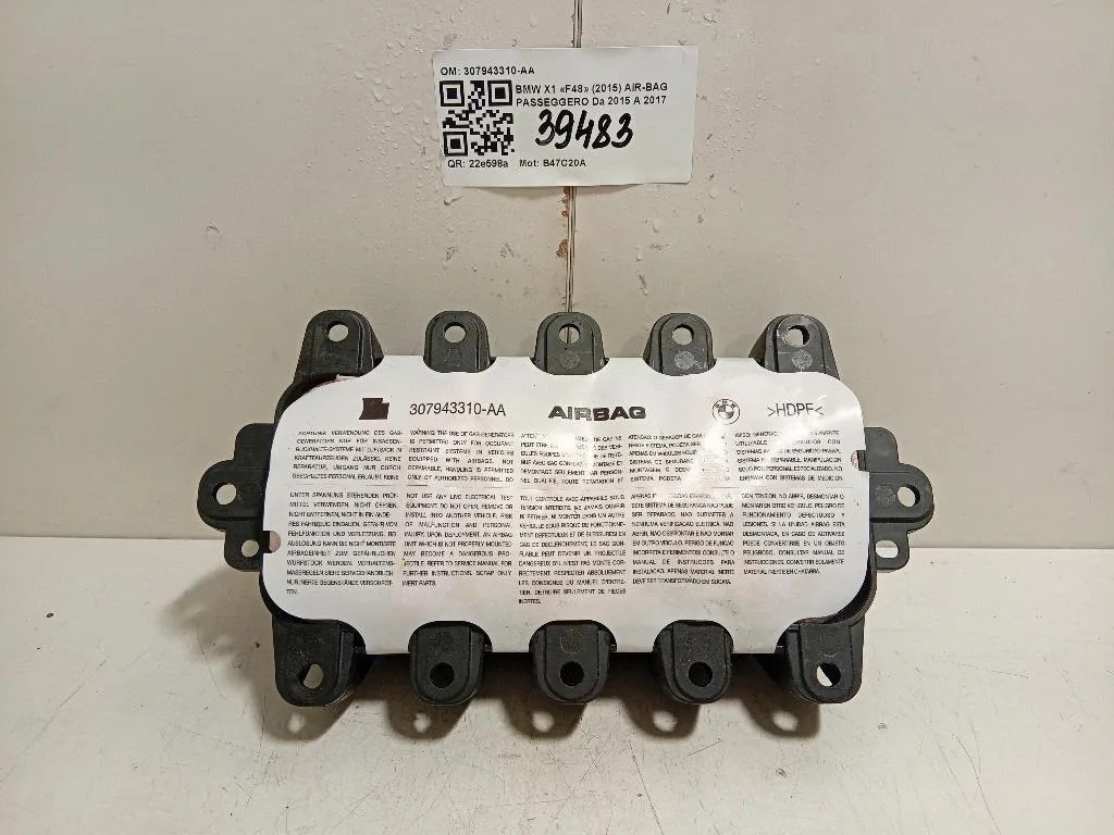 Air-bag Passeggero 307943310-AA Bmw X1 F48 2015