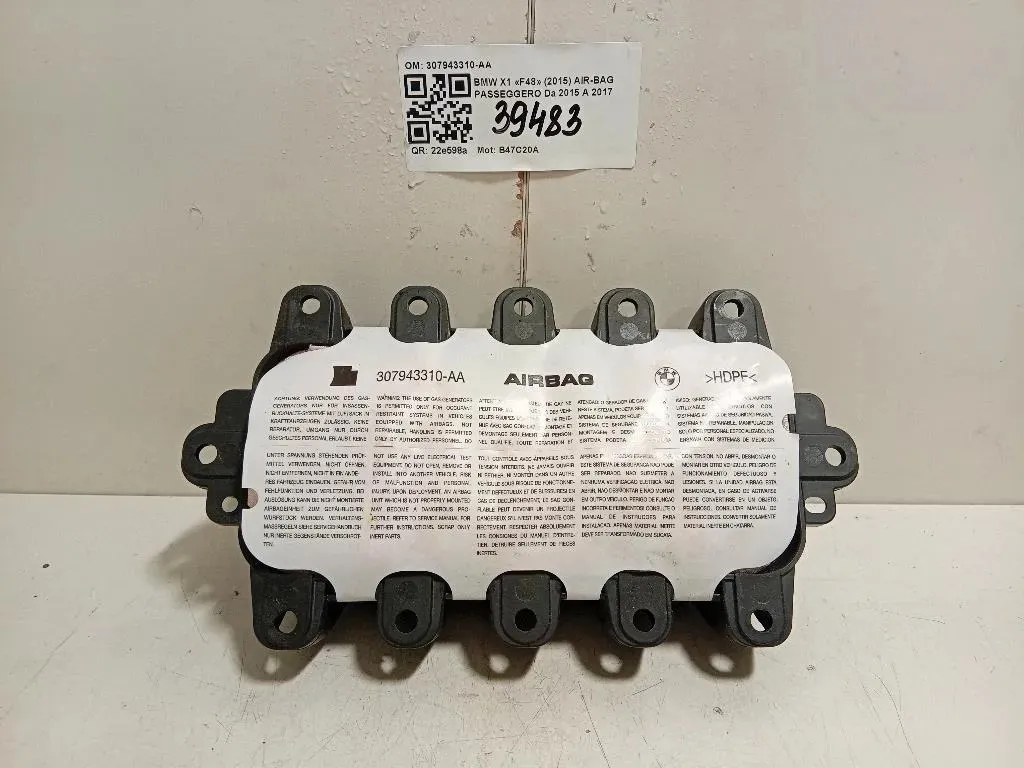 Air-bag Passeggero 307943310-AA Bmw X1 F48 2015
