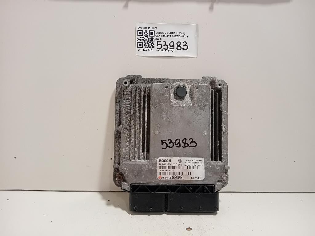 Centralina Iniezione 0281014577 Dodge Journey 2009