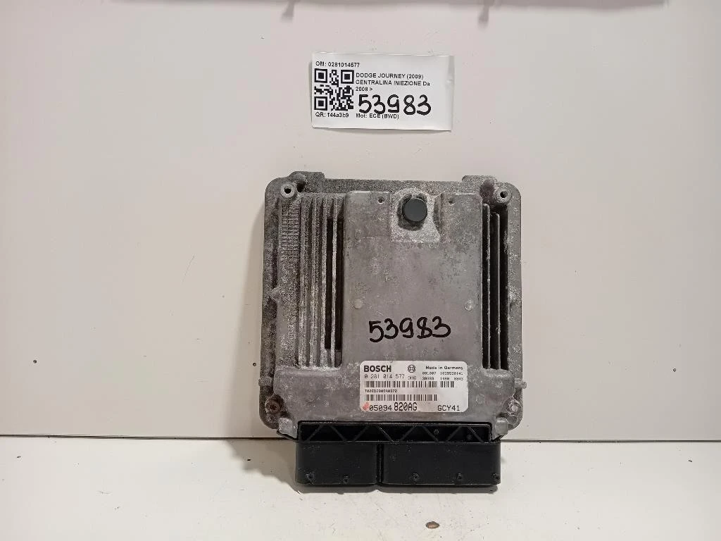 Centralina Iniezione 0281014577 Dodge Journey 2009