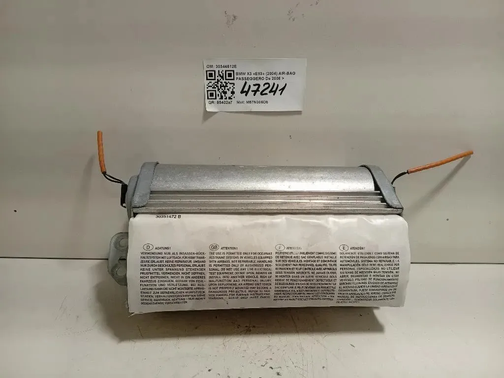 Air-bag Passeggero 30344612E Bmw X3 E83 2004
