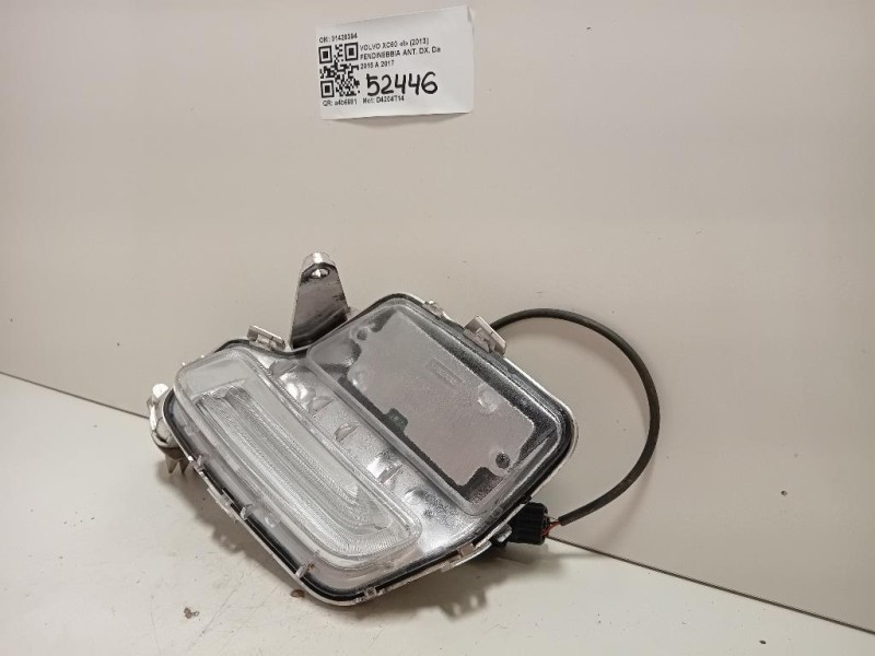 Fendinebbia ANT DX 31420394 Volvo XC60 I 2013