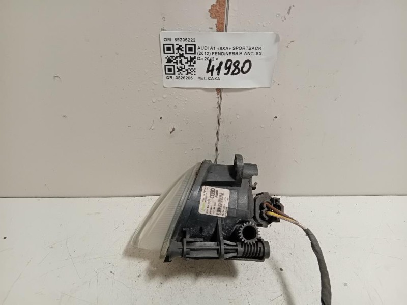 Fendinebbia ANT SX 89205222 Audi A1 8XA Sportback 2012