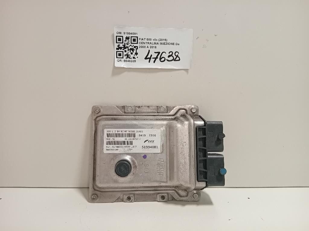 Centralina Iniezione 51994081 Fiat 500 II 2015