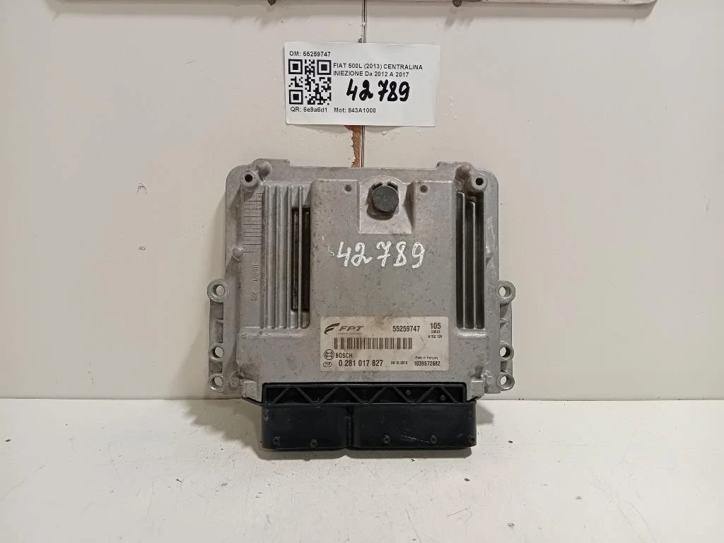 Centralina Iniezione 55259747 Fiat 500L 2013