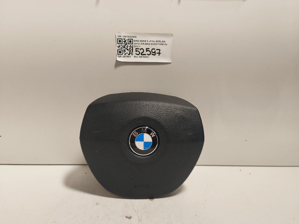 Air-bag Guidatore 33678382905 Bmw Serie 5 F10 Berlina 2012