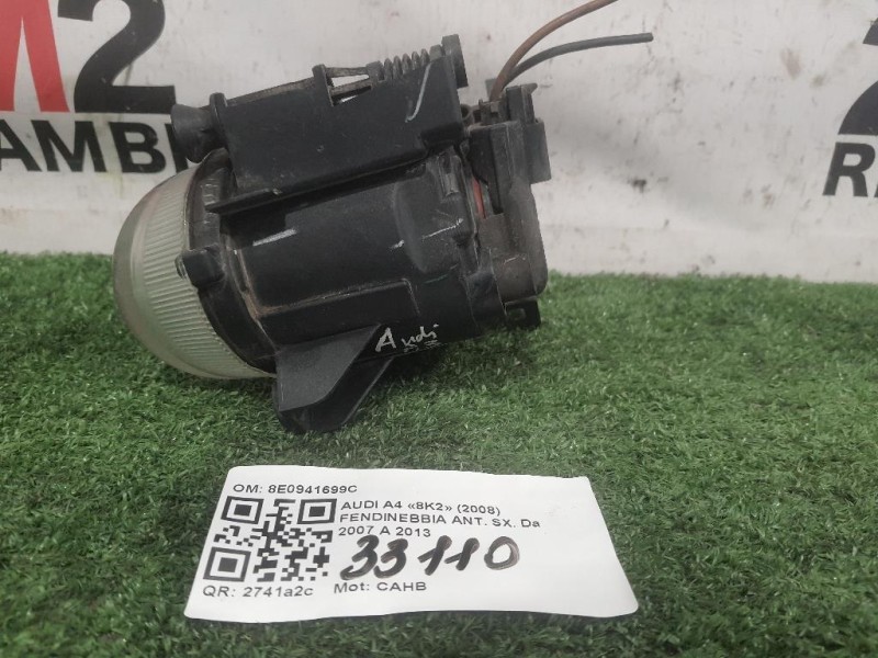 Fendinebbia ANT SX 8E0941699C Audi A4 8K2 2008