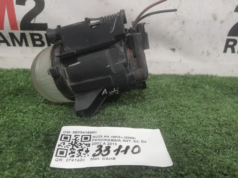 Fendinebbia ANT SX 8E0941699C Audi A4 8K2 2008