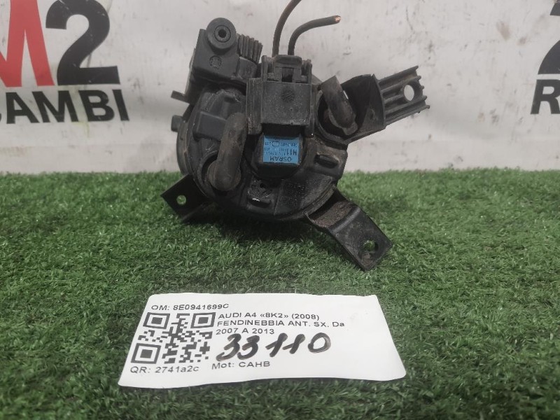 Fendinebbia ANT SX 8E0941699C Audi A4 8K2 2008