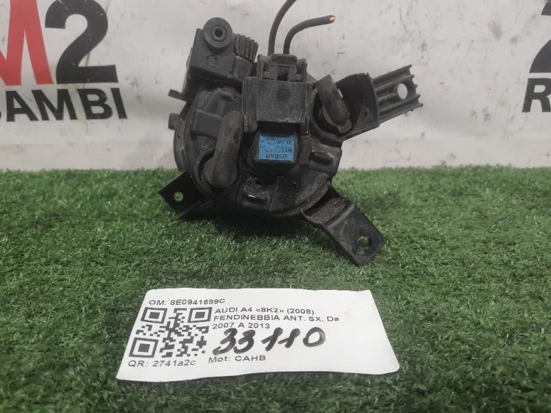 Fendinebbia ANT SX 8E0941699C Audi A4 8K2 2008
