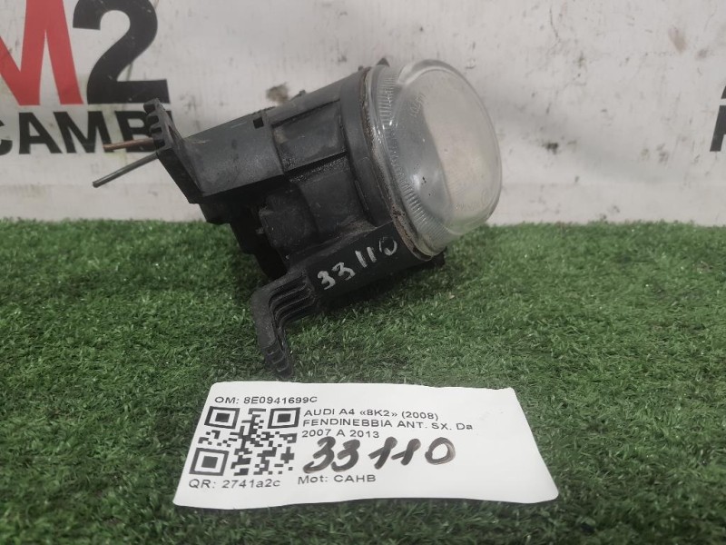 Fendinebbia ANT SX 8E0941699C Audi A4 8K2 2008