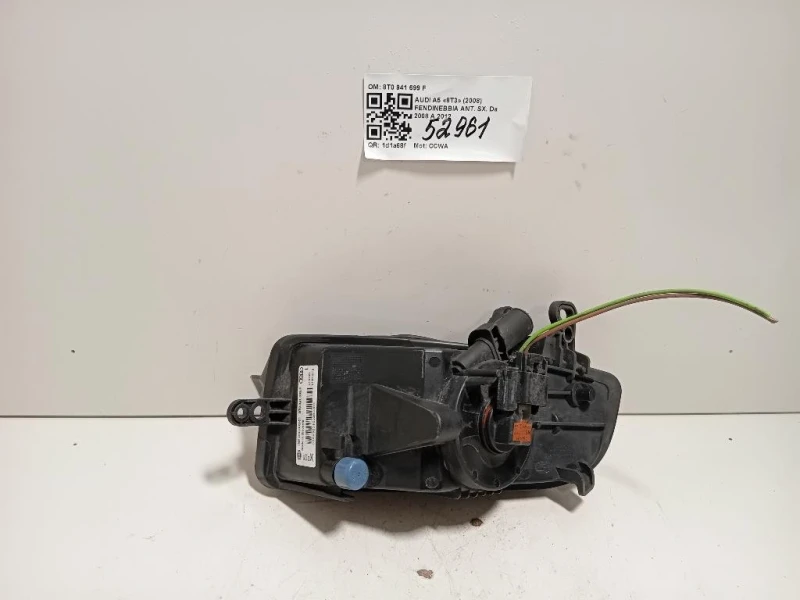Fendinebbia ANT SX 8T0 941 699 F Audi A5 8T3 2008
