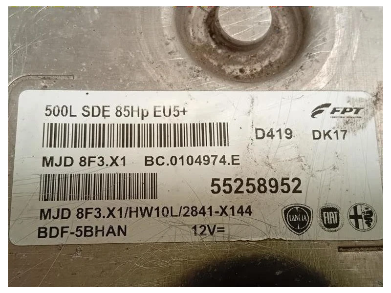 Centralina Iniezione 55258952 Fiat 500L 2013
