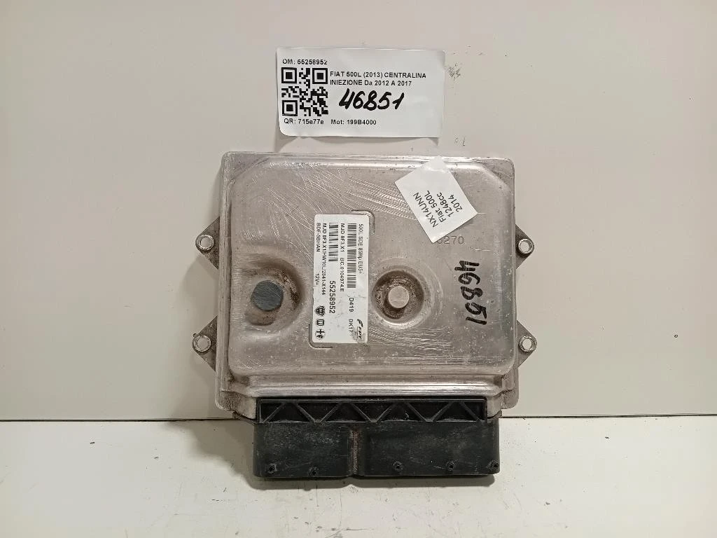 Centralina Iniezione 55258952 Fiat 500L 2013