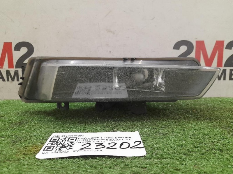 Fendinebbia ANT SX 63177181287 Bmw Serie 1 E81 Berlina 2005