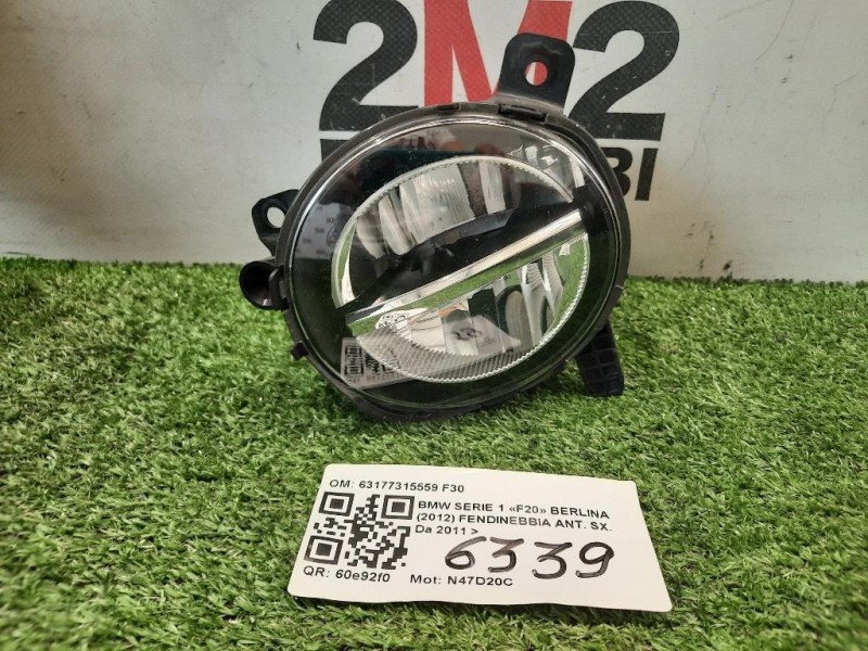 Fendinebbia ANT SX 63177315559 F30 Bmw Serie 1 F20 Berlina 2012