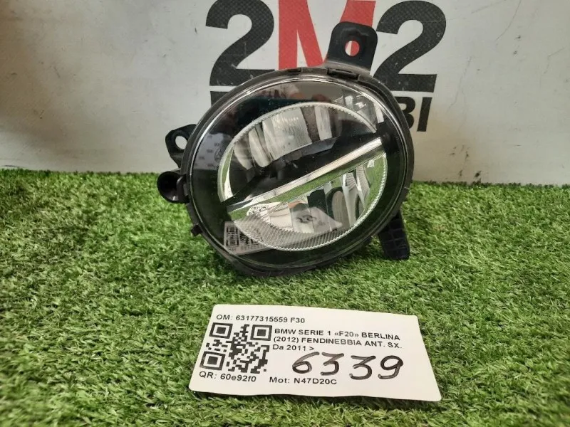 Fendinebbia ANT SX 63177315559 F30 Bmw Serie 1 F20 Berlina 2012