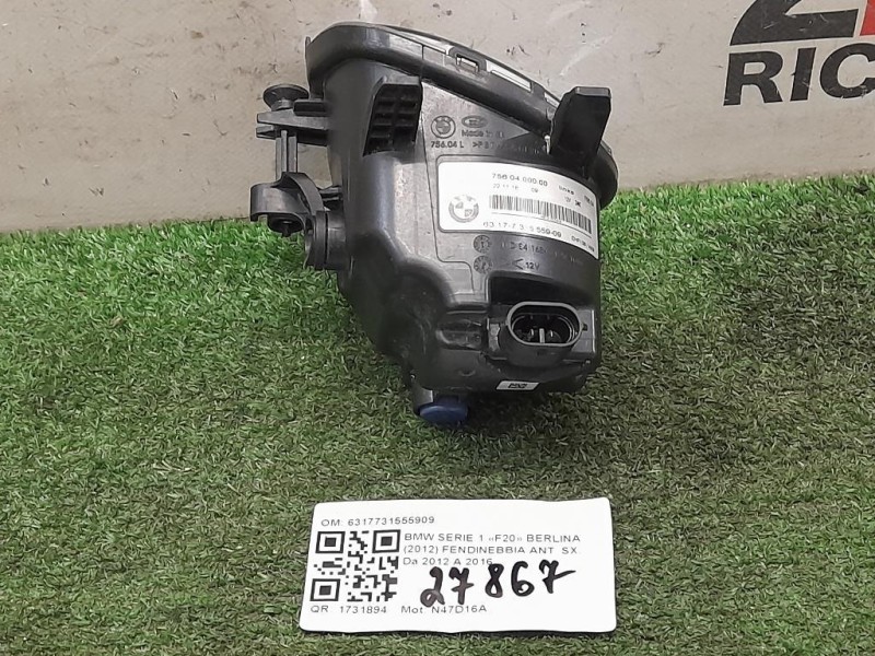 Fendinebbia ANT SX 6317731555909 Bmw Serie 1 F20 Berlina 2012