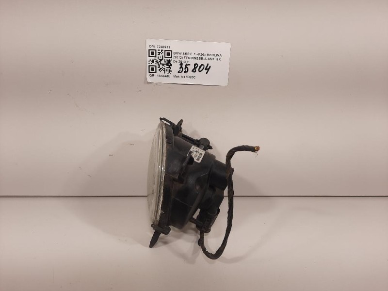 Fendinebbia ANT SX 7248911 Bmw Serie 1 F20 Berlina 2012