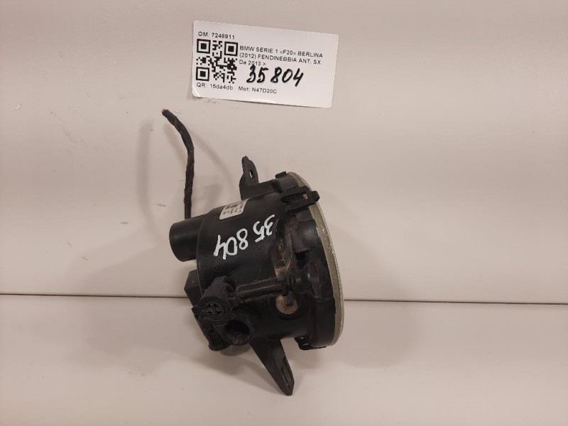 Fendinebbia ANT SX 7248911 Bmw Serie 1 F20 Berlina 2012