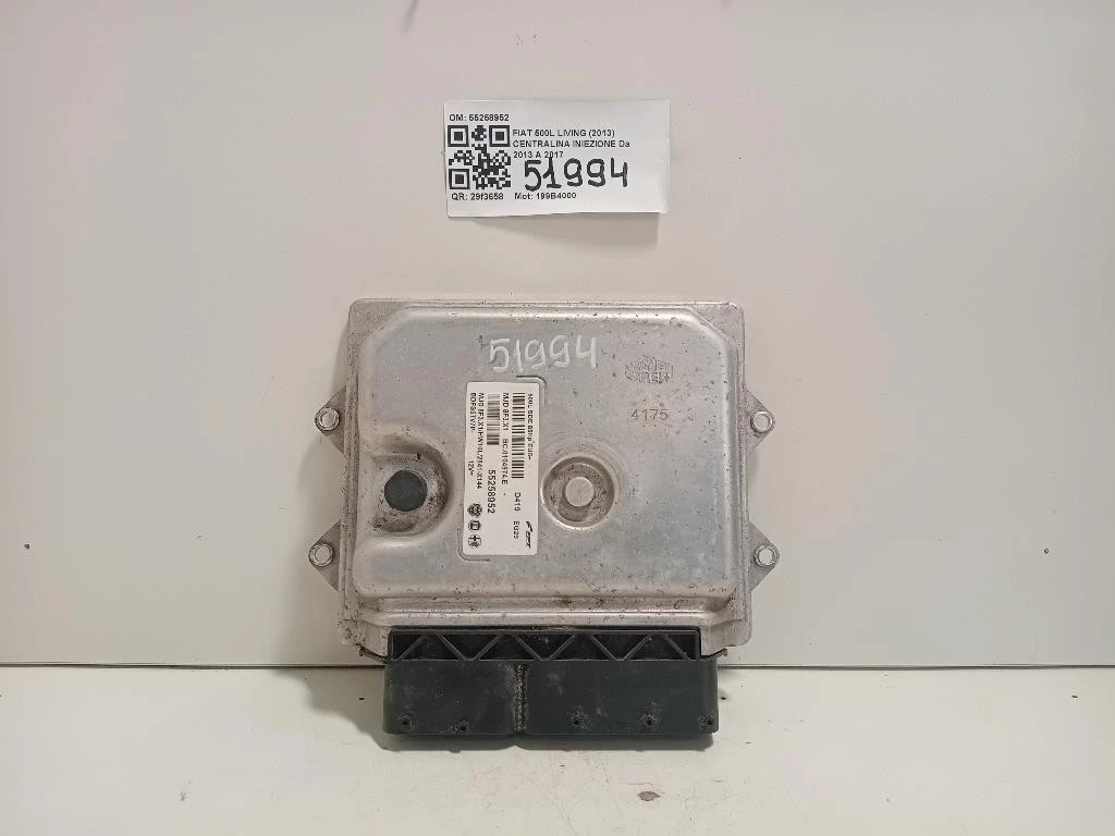 Centralina Iniezione 55258952 Fiat 500L Living 2013