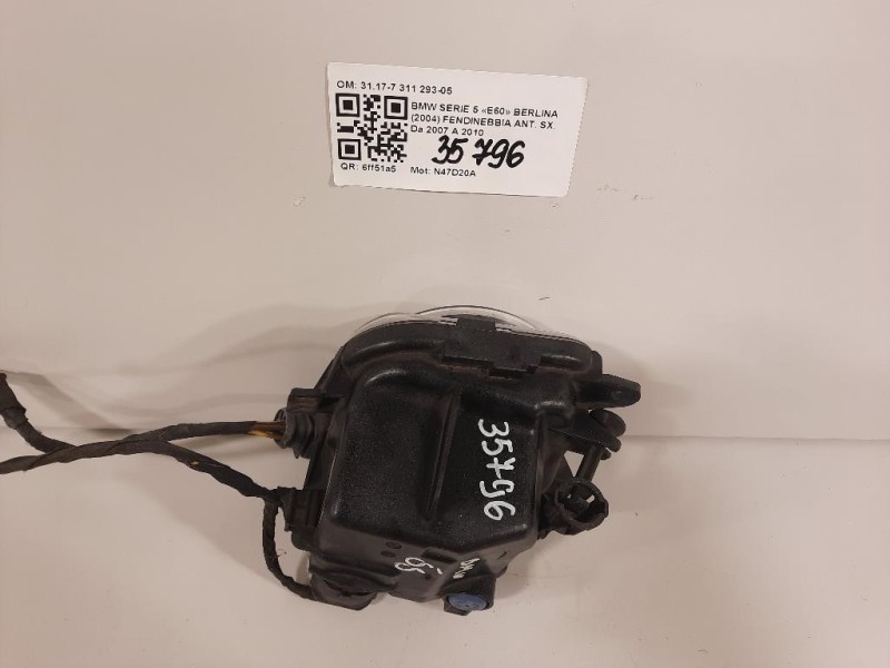 Fendinebbia ANT SX 3117-7 311 293-05 Bmw Serie 5 E60 Berlina 2004