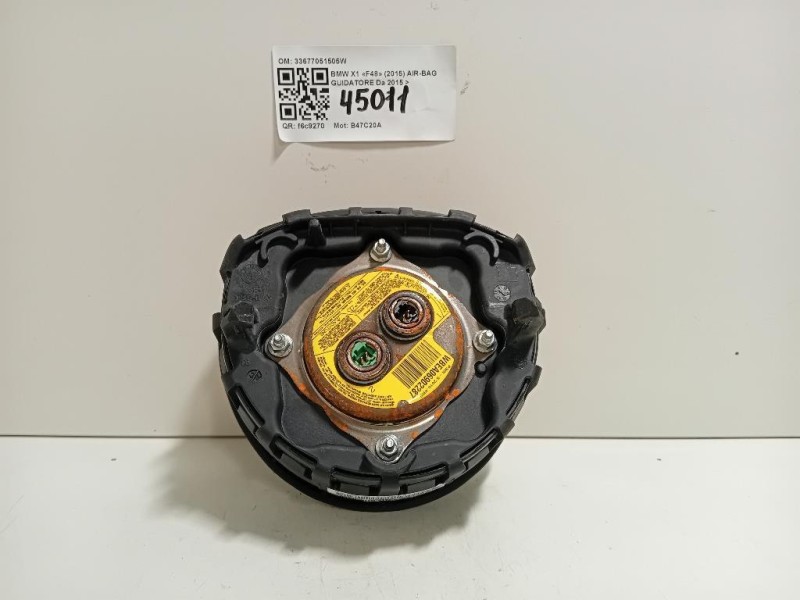 Air-bag Guidatore 33677051505W Bmw X1 F48 2015