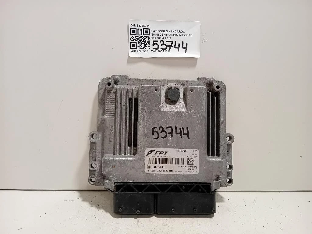 Centralina Iniezione 55265021 Fiat Doblò III Cargo 2010