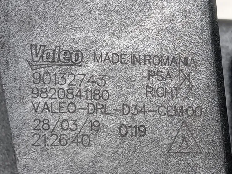 Fendinebbia ANT SX 90132746 Citroen DS3 Crossback 2018