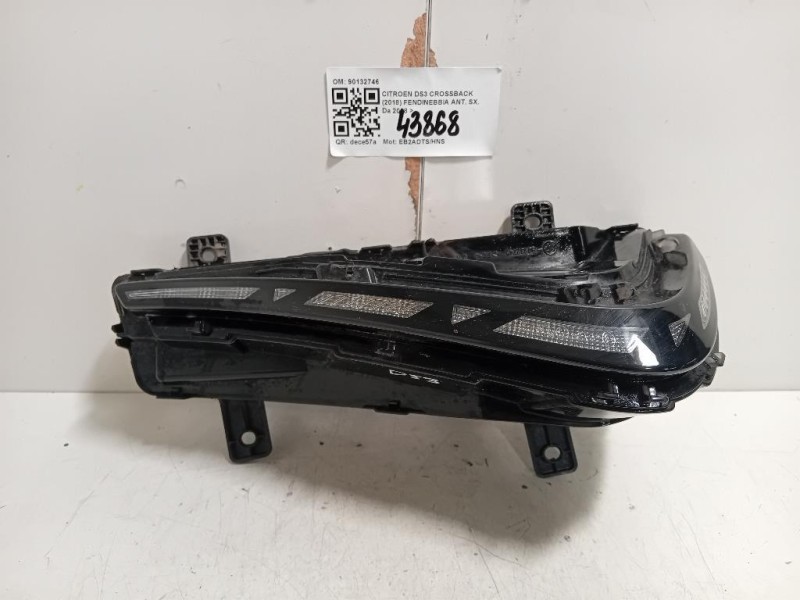 Fendinebbia ANT SX 90132746 Citroen DS3 Crossback 2018